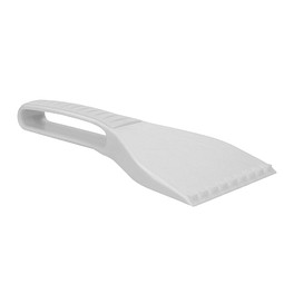 Werbeartikel Eiskratzer TopGrip - Clean Vision – weiß – individuell bedruckbar mit Zacken für schnelles Enteisen bei Frost